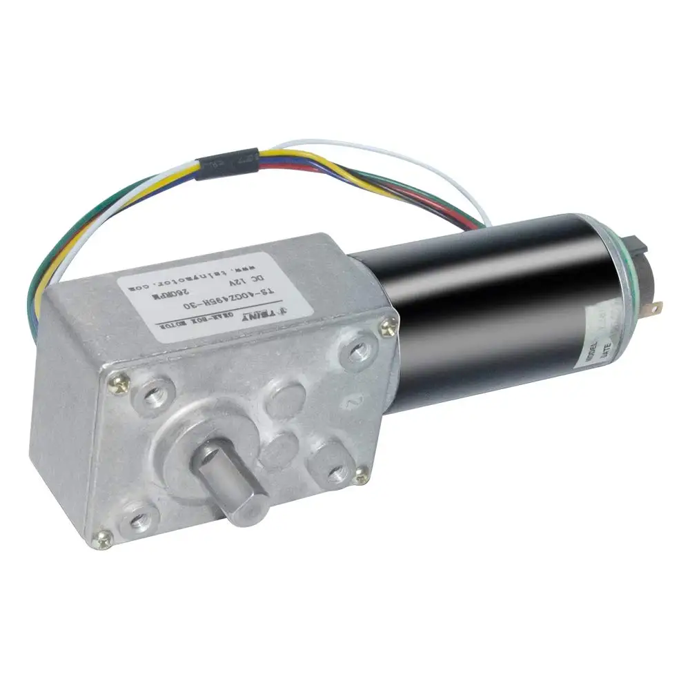 DC 12V/24V High Torque 8~470Rpm Gear Motor With Electric Gearbox Reducer for DIY 