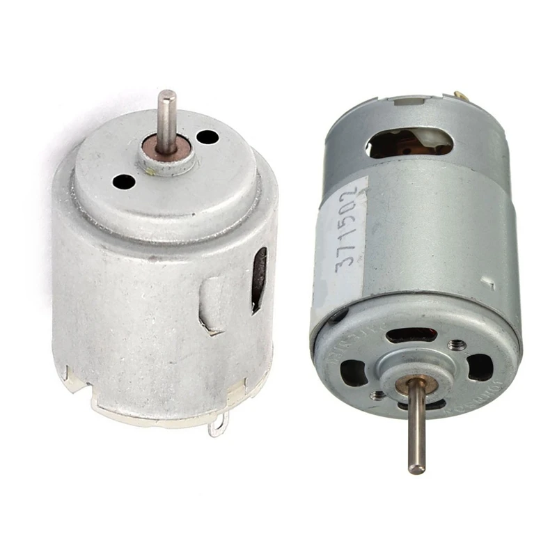 

2 Pcs Cylindrical DC Shaft Motor for Smart Cars 6-12V 3000 RPM & DC3-12V High Speed Motor 2.3Mm
