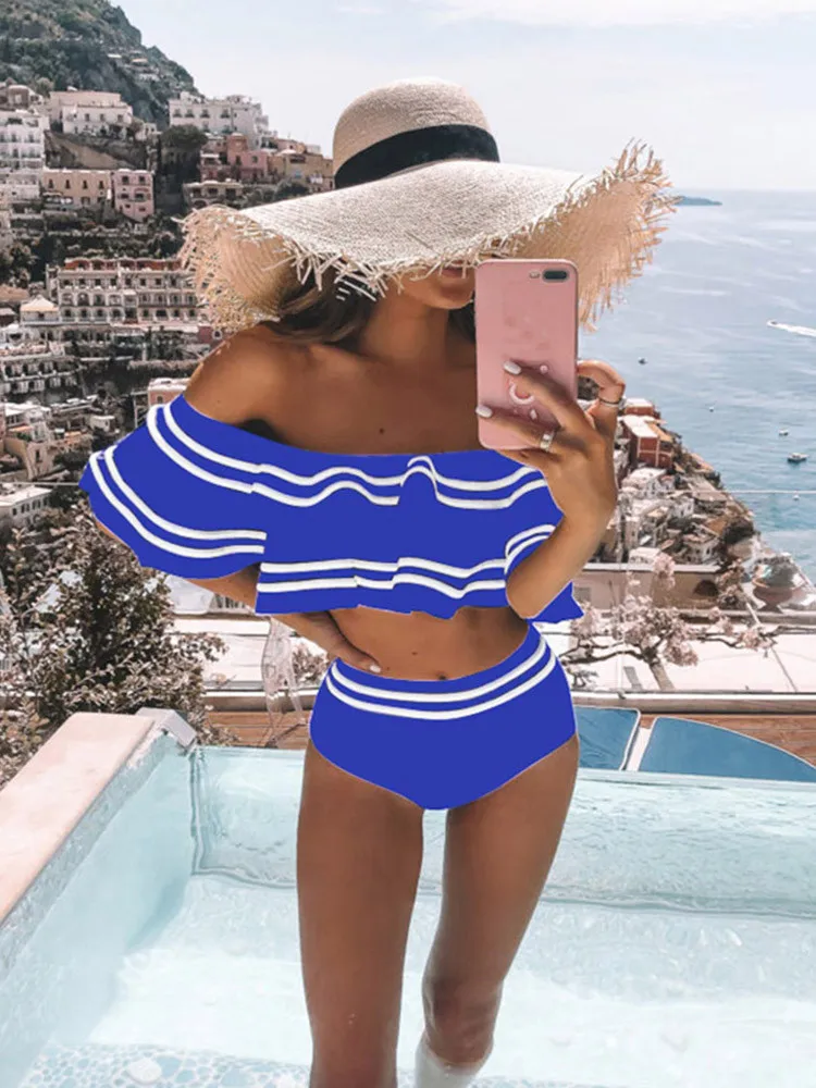 Women's high waist bikinis set sexy two-piece separates ladies bikini push up swimsuit bikinis 2020 mujer push up 30D10 (3)