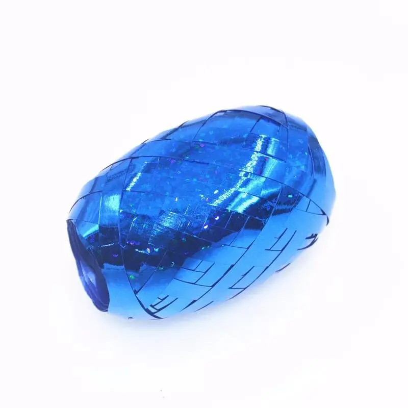 10 м/рулон 5 мм Шар Лазерная Лента для галстука подарочные упаковочные материалы Праздничная вечеринка Декор лента ручной работы DIY украшения - Цвет: Laser blue
