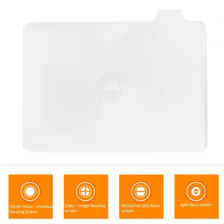 Camera Focusing Screen Resin Micro Prismatic Focusing Screen Replacement Accessory for PENTAX KR KX KM K3 K5 K7 K30 K50