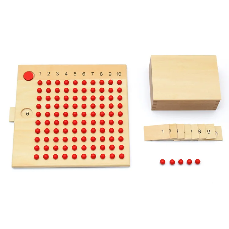 

Montessori Mathematics Teaching Aids cheng fa ban Division Board Montessori Training Aid Children Profession Multiplication And