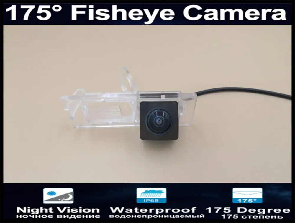 

175 Degree 1080P Fisheye Lens Reverse Car Rear view Camera for Renault Duster Fluence Duster Megane 3 For Nissan Terrano