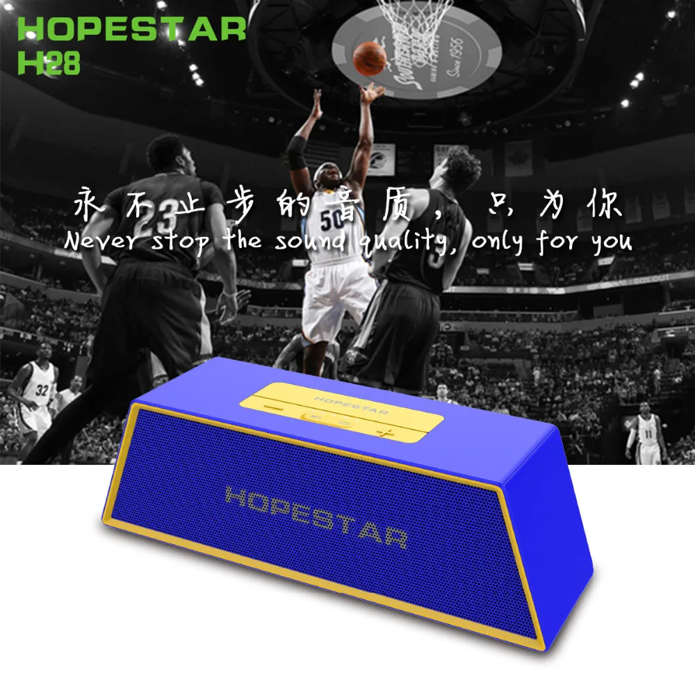 Camouflage HOPESTAR H28 IPX6 Водонепроницаемый Bluetooth динамик музыка HiFi сабвуфер altavocos Баскетбол NBA звезда динамик s 1800 мАч power Bank - Цвет: Camouflage