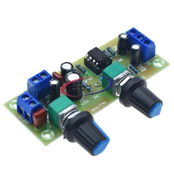 

High-precision Single supply low pass filter board subwoofer preamp board 2.1 channel DC 10-24v 22hz-300hz
