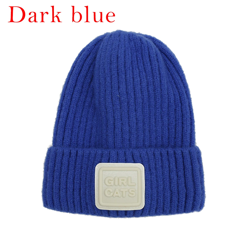 Шапка Oeak с вышивкой Billie Eilish Beanies, женские и мужские вязаные теплые зимние шапки, женские и мужские однотонные Новые повседневные Шапки с манжетами
