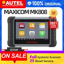 Autel MaxiCOM MK808 MX808 OBD OBDII Diagnostic Tool OBD2 Scanner Full Systems Diagnostic Scanner Autel Tablet Scanner Automotive