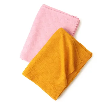 

2020 European and American style autumn and winter New Wool Plaid solid color women's scarf mixed velvet knitting square shawl