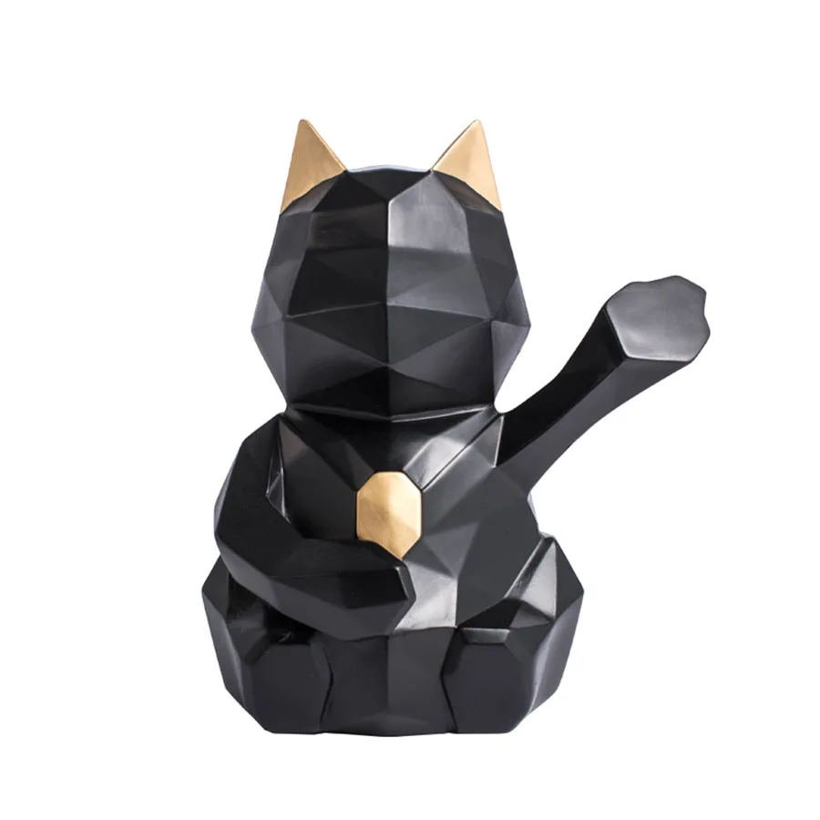 Европейская Современная Копилка безопасная кошка минимализм коробка для денег