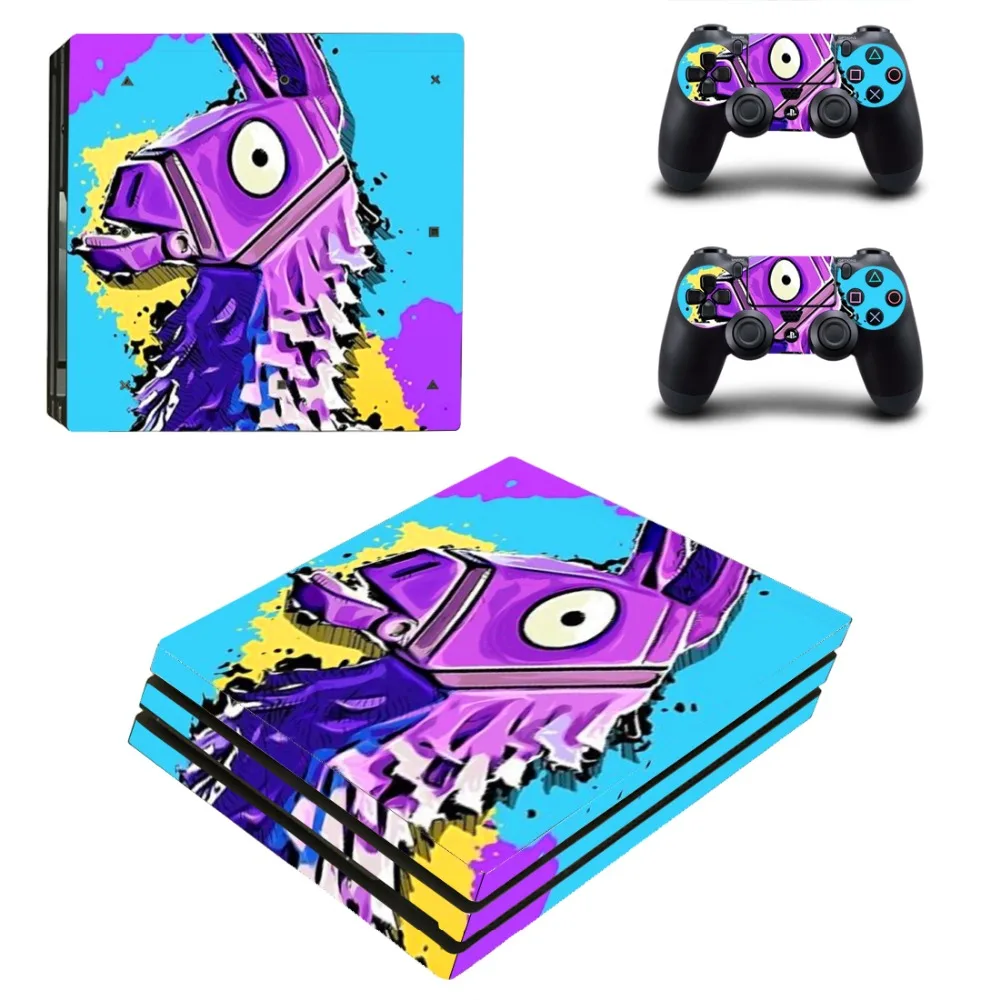 Purple New PS4 Pro Stickers Play station 4 Skin Sticker Decals For PlayStation 4 PS4 Pro Console and Controller Skins Vinyl - Color: Purple