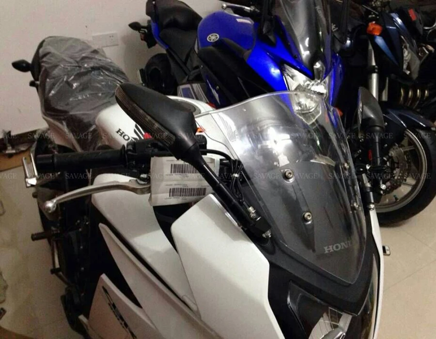 Боковые зеркала заднего вида светодиодный сигнал поворота для HONDA CBR 650F CBR650F- 15 16 17 мотоциклетное регулируемое зеркало заднего вида