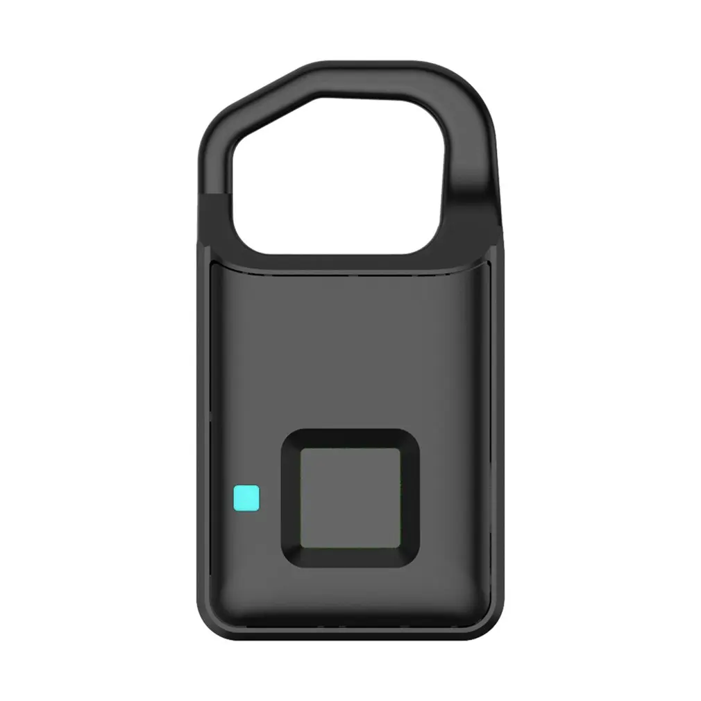 

P4 Fingerprint Lock USB Rechargeable Smart Keyless Anti-Theft Padlock Suitcase Door Lock Burglar Alarm Security