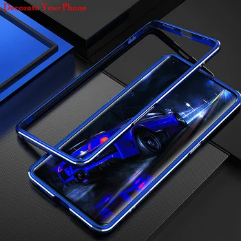 

Luxury Slim Aluminum Metal Bumper Case For Oppo Find X2 Fashion Shockproof Hard Protection Case For Oppo Find X2 Bumper Cover