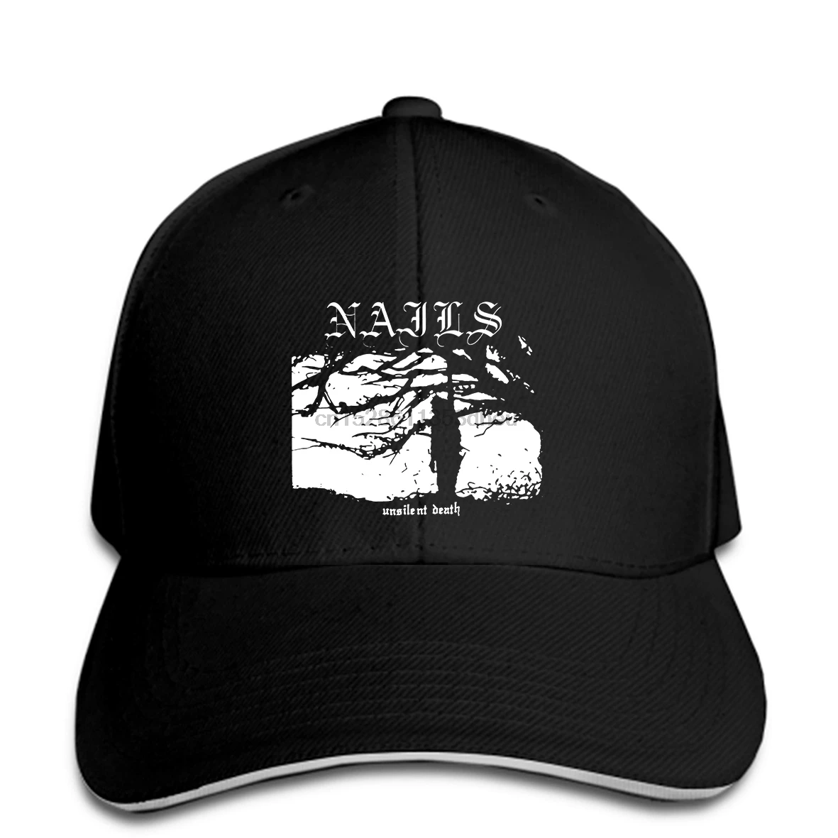 Nails Unsilent Death Бейсболка snapback Кепка остроконечная