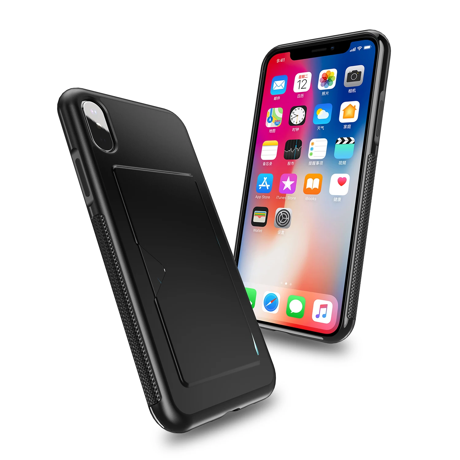 DUX DUCIS держатель для карт Кожаный задний Чехол для Iphone X XS Max XR чехол роскошный бизнес противоударный чехол для Iphone 11 Pro 11Pro Max