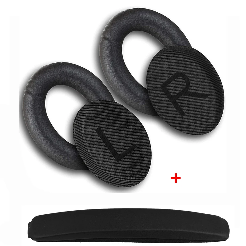 Replacement Ear pads Cushion Earmuffs Earpads with Headband For BOS QC35 for QuietComfort 35 & 35 ii Headphones