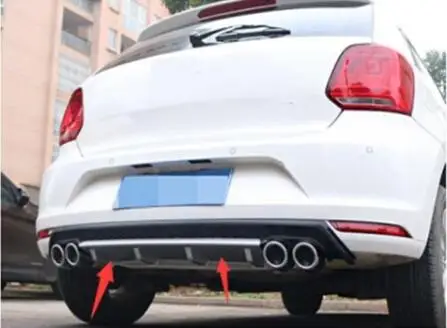 Для Volkswagen Polo- модели задняя объемная задняя губная задняя панель маленькая объемная задняя Защитная панель модификация