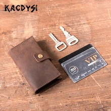 Натуральная телячья кожа унисекс держатель ключей для автомобиля мужские и женские Брелки простой органайзер для ключей популярный мешочек с брелоком сумка для монет кошелек