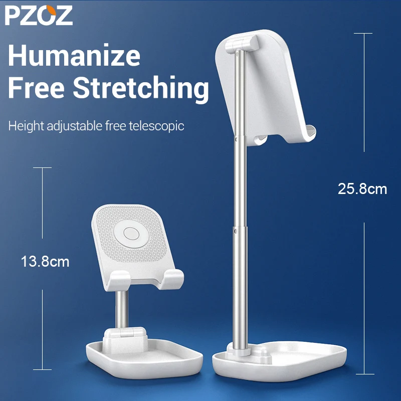 Kopen PZOZ Telefoon Houder Stand Bureau Voor iPhone XS 11 Pro MAX 8 iPad Samsung Galaxy S10 S9 S8 Note 8 9 mobiele Telefoon Stand Tablet Houder