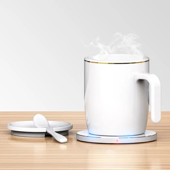 

Electric Beverage Coffee Mug Warmer Warming Mug Charger Warmer Cup Christmas Best Gift Milk Constant Temperature Cup