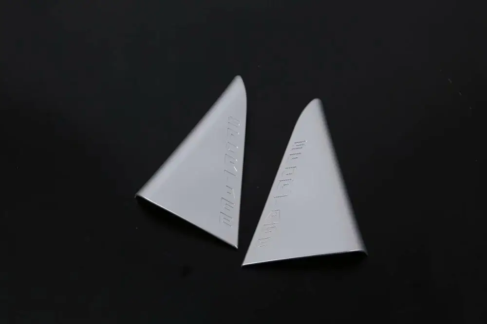 

For KIA Sportage 2018 Chrome Rear Window Side Spoiler Cover Trim Triangle Garnish Pillar Posts Molding Bezel Car Styling