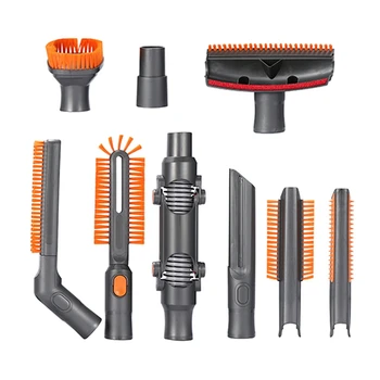 

er Accessories,9 Pack 32mm Flat Suction Head Nozzle Vacuum Cleaner Parts for Karcher VC4,Vacuum Cleaner Brush Head