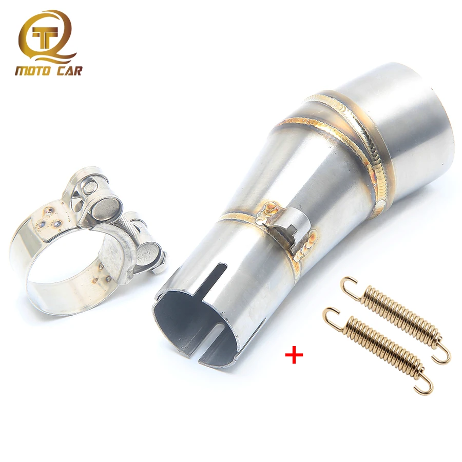 Z250 Motorcycle Exhaust Link Pipe Slip on Adapter Mid Tube Exhaust Muffler 51 for Kawasaki Ninja Z250 Z300 Z250SL ER6N R3 R25 Z900 - Цвет: Z250