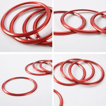 

Accessories Air Vent Trim Auto 4Pcs Red Aluminum Alloy For Chevrolet Camaro 2017+