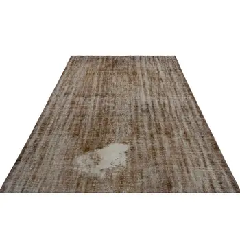 

Handmade Brown Vintage Overdyed Turkish Area Rug 192x305 Cm-6'4''X10'0''
