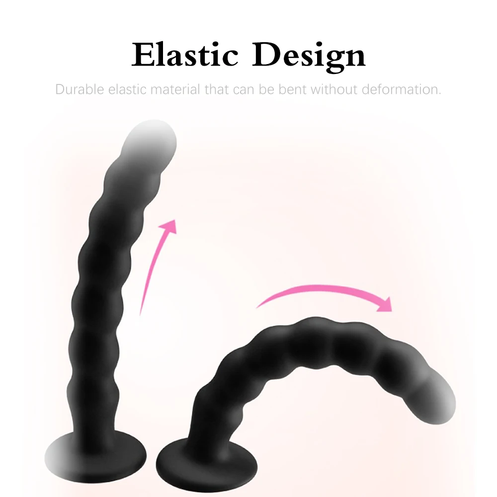 Anal Plug Prostate Massager Sex Products Vaginal Stimulator With Strong Sucker Silicone Bead Dildo Sex Toys