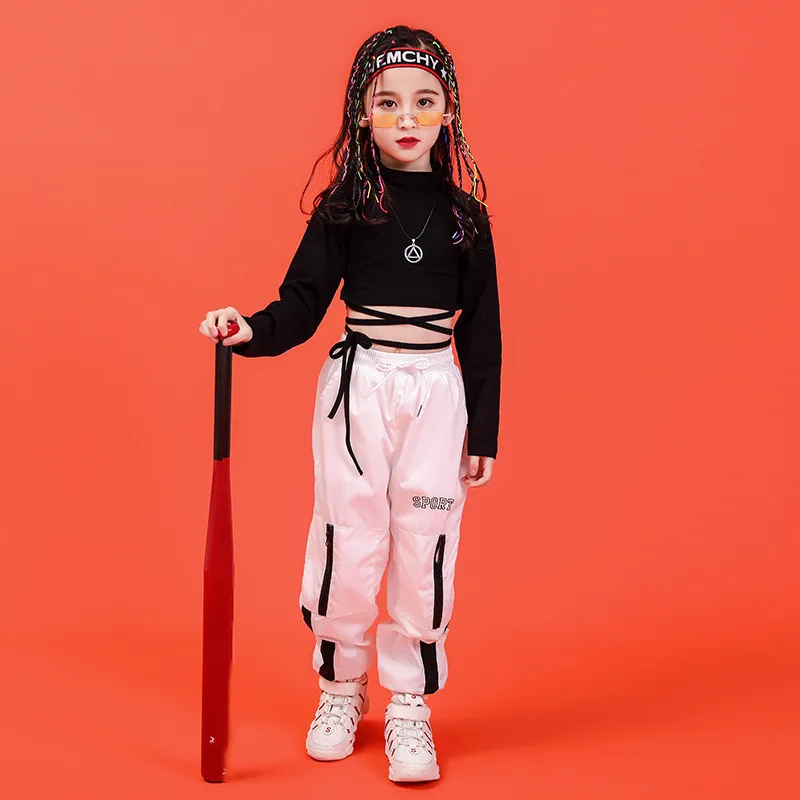 Toddler girl Summer clothes Set 2019 New Arrival hip hop dance costumes kids jazz girls boutique outfits children's clothes (5)