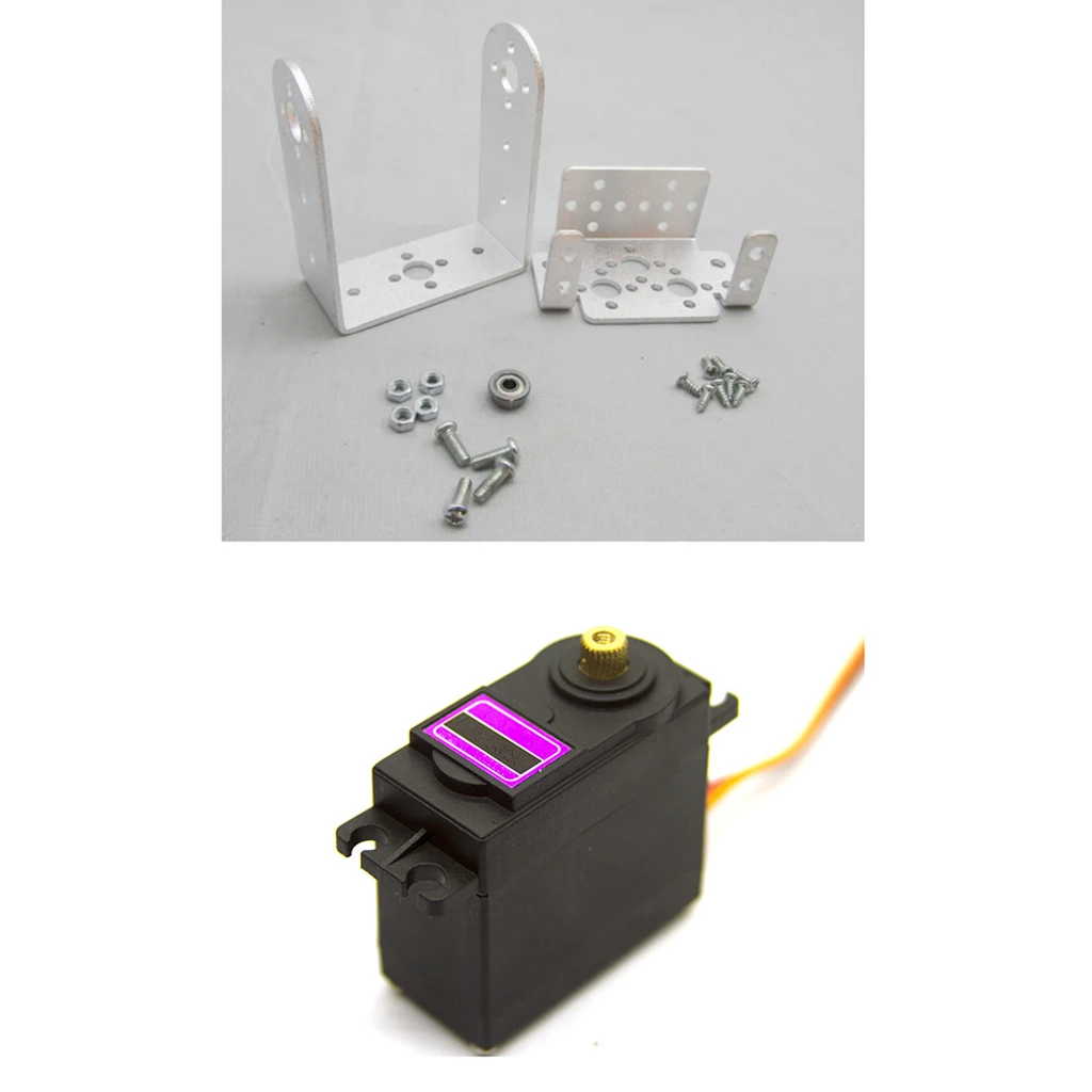 Робот панорамирование наклонная головка 2 сервопривода карданный комплект для