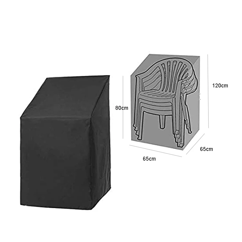made Outdoor Waterproof Cover Garden Furniture Rain Cover Chair cover Protection Rain Oxford Pu coating Convenient