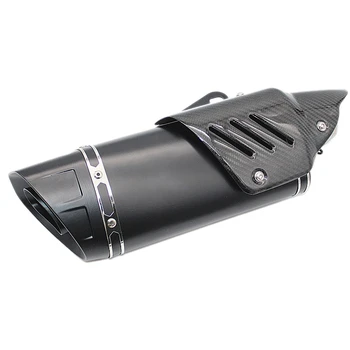 

51mm Universal Motorcycle Carbon Fiber Exhaust Muffler Exhaust for Z250 Z900 ER6N R1 FZ1 120 R1 Mt10 R3 Ninja40