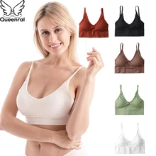 Queenral бюстгальтеры для женщин, сексуальный бесшовный бюстгальтер u-типа с открытой спиной, бюстгальтер пуш-ап, бюстгальтер без косточек, женский бюстгальтер Soutien Gorge Femme Бюстгальтер бесшовный бюстгальтер пуш