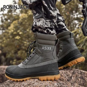 

Breathable Outdoor Hiking Leather Army Shoes Combat Boots Men Women Climbing Training Lightweight Waterproof Tactical Boots