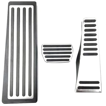 

Steel Foot Rest Dead Brake Gas Pedal Pad Cover Set for Volvo S60 V60 S90 V90