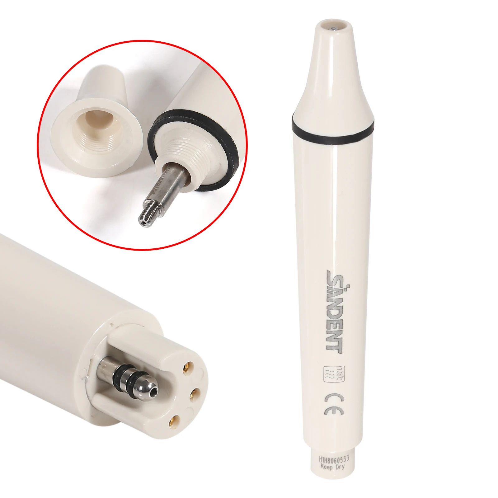 Dental Piezo Ultraschall Scaler Handstück & 3 Arten E1 E2 E3 Scaler Perio Tipps Fit EMS Cavitron