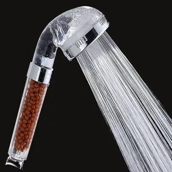 

Handheld Water Saving Shower Head Bath Shower Nozzle Sprinkler Sprayer Filter Transparent Hand Shower Head Showerhead