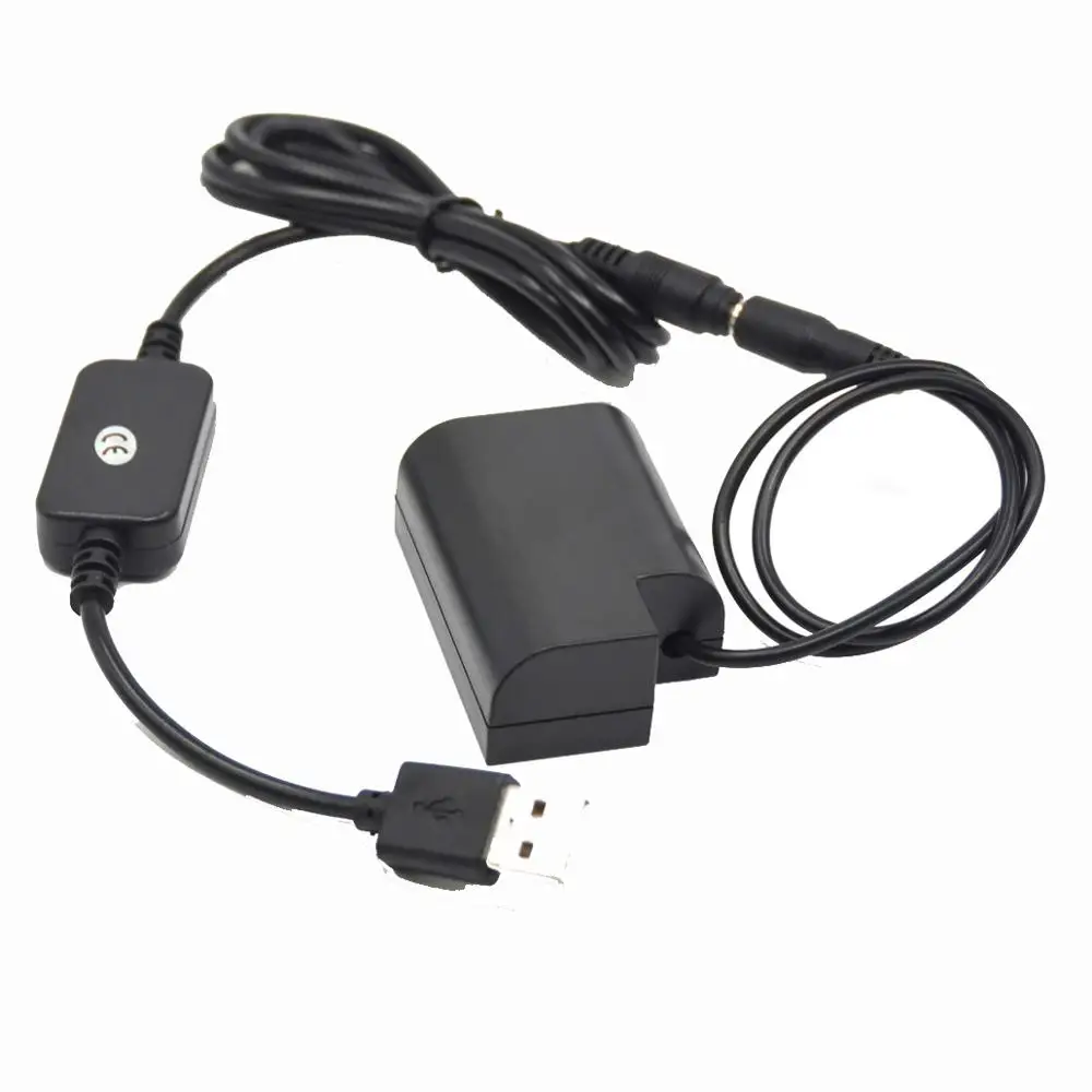 Power Charger USB Cable+DMW-BLF19 BLF19E Dummy Battery DMW-DCC12 DC Coupler for Lumix DMC-GH3 DMC-GH4 DMC-GH5 DMC-GH5S GH3 GH4