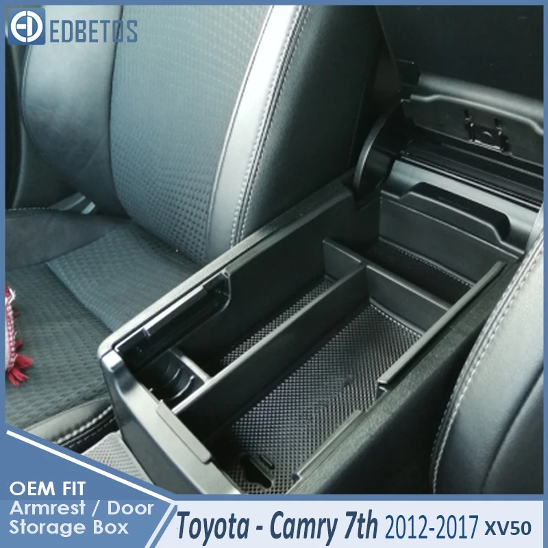 For Toyota Camry 2012-2017 Car Armrest Storage Box Center Console Organizer Tray