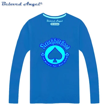 

New Long Sleeve Luminous Children's T-Shirt For Girls Tops Fashion Boys T Shirts Cotton Kids T Shirt Baby Clothes 3-15 Year