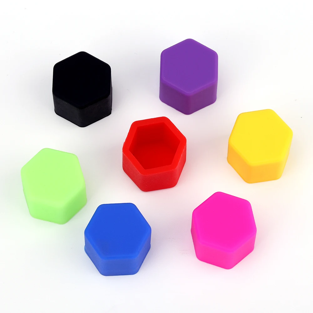 Wheel Nut Caps Screw Caps Wheel Nut Covers 17mm 19mm 21mm Universal Silicone Wheel Nut Lug Hub Screw Rim Bolt Covers Tyres Screw Caps for Automotive Decorative Accessories