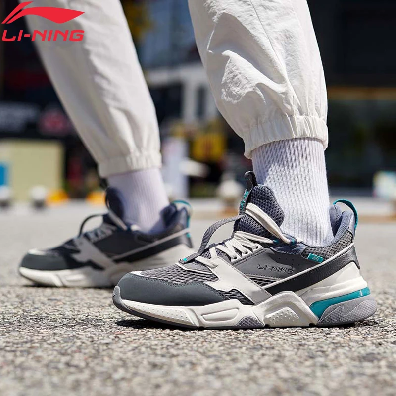 Cena Li ning mężczyźni 001 R 1 klasyczne rekreacyjne buty Lifestyle Hit Color Retro tata wyściółka do butów sportowe trampki AGCP061 YXB308