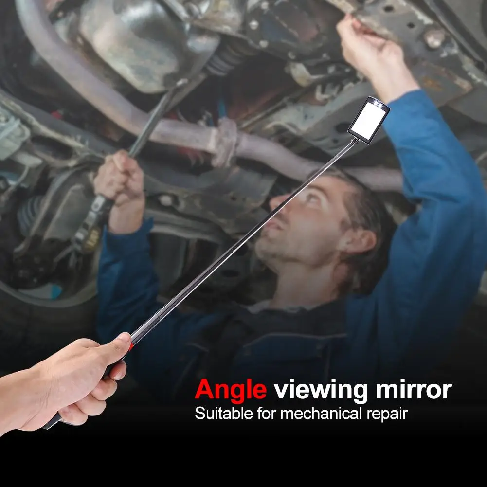 Adjustable Car Angle View Pen Automotive Telescopic Detection Lens Telescoping Inspection Mirror Extending Flexible
