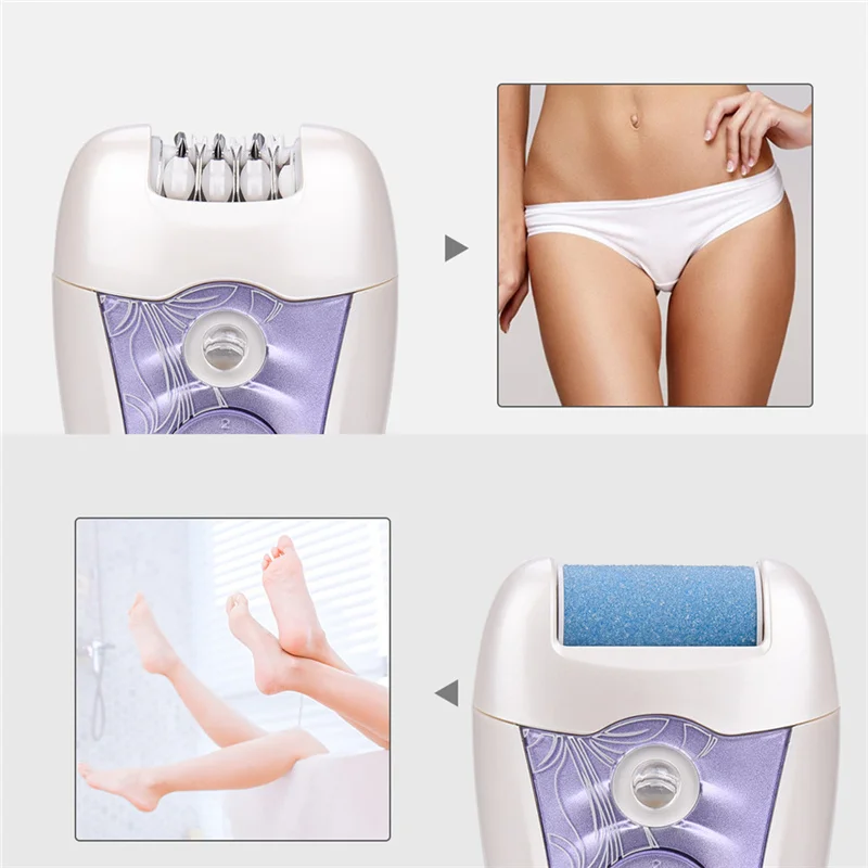 4 в 1 Перезаряжаемые Эпилятор Для женщин бритвы женский Электрический Машинка для