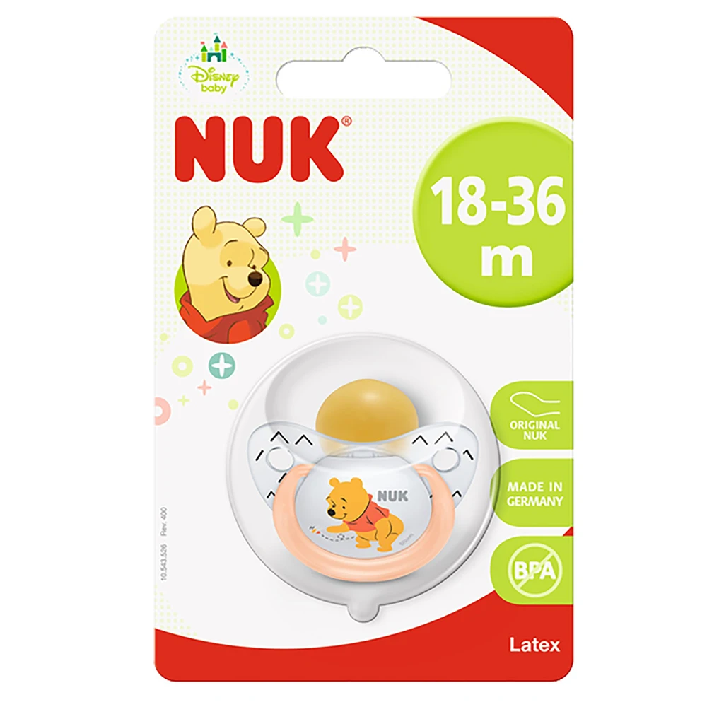 Пустышка NUK орт. "ДИСНЕЙ" латекс, разм. 3