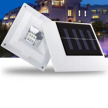 

6 LED Solar Light Built-in High Quality Smart Chip IP65 Waterproof Fence Light Corridor Wall Lamp S7 #5
