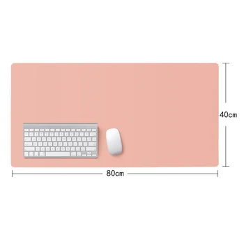 

Computer Mouse Pad Smooth Leather Case Large Game Mouse Pad Desk Writing Pad Pu