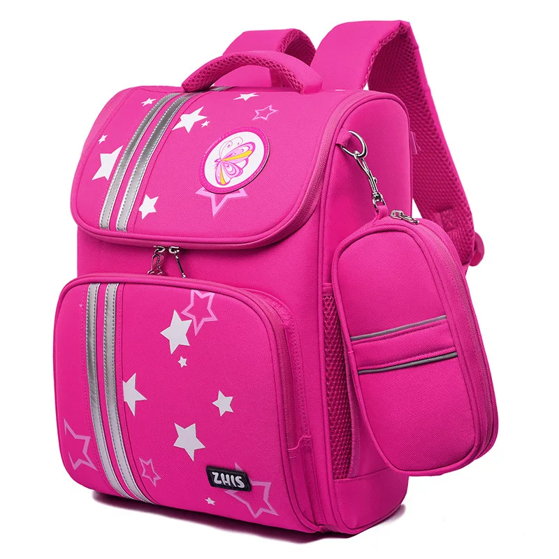 

Korean-style Girl'S School Bag Young STUDENT'S 1-3 Grade Butterfly Burden Relieving One-piece Large-Volume CHILDREN'S School Bag